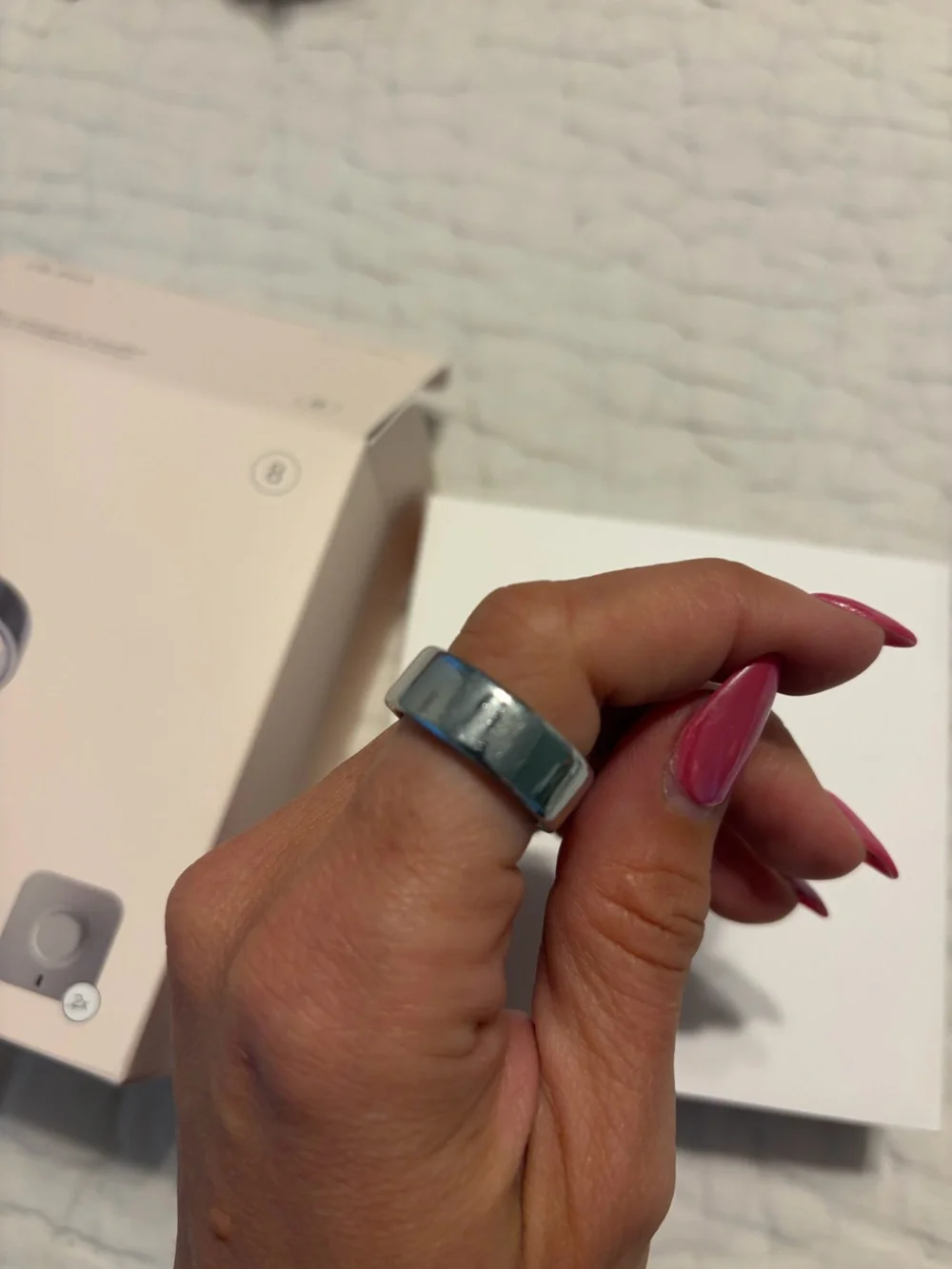 Silver Oura Ring 4 - Size 8